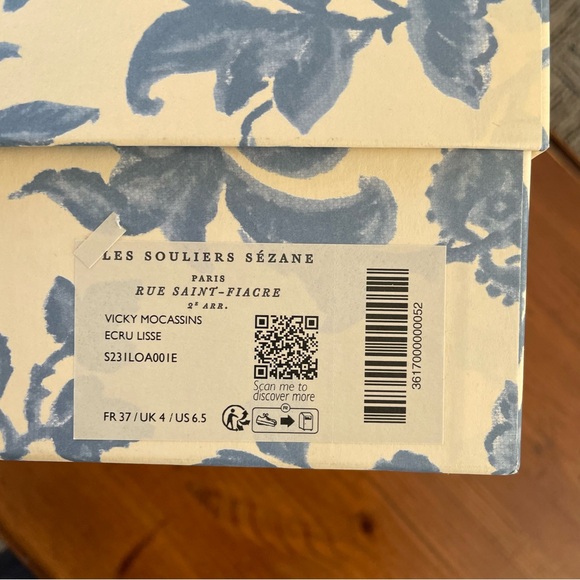 Sezane Vicky Loafers white Size 6.5 - Picture 3 of 13